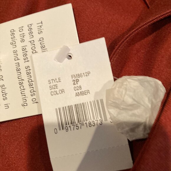 NEW w/Tags Sutton Studio Bloomingdale's Amber Silk Satin Suit Jacket Sz 2P - Picture 8 of 9